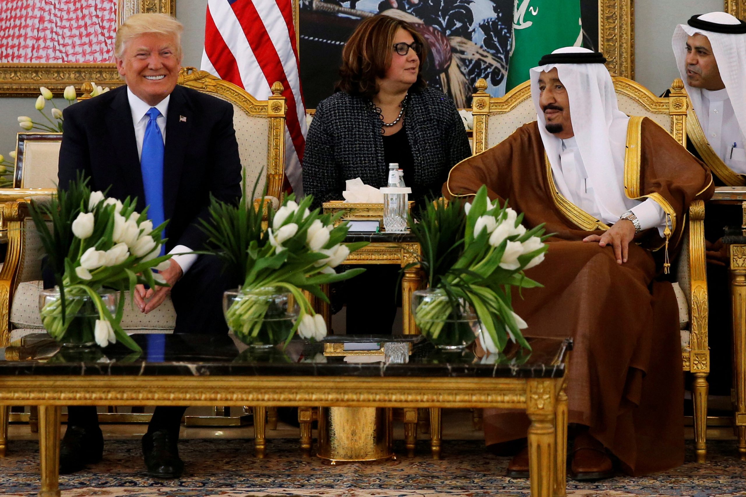لقاء سابق بين ترامب والملك سلمان/ رويترز